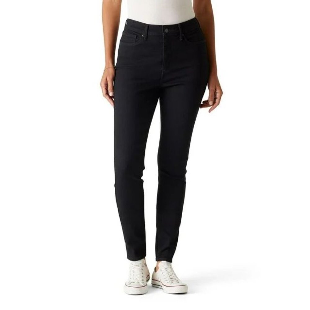 Black Levis High Rise Skinny Jeans 10 - W/L 30